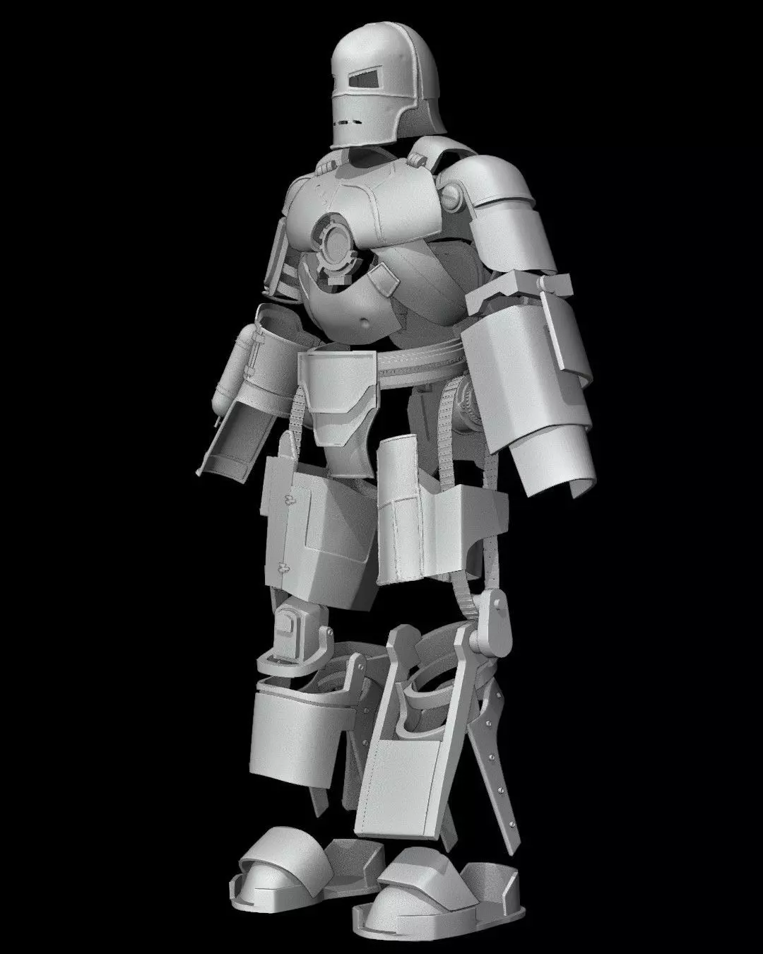 Iron Man Mark 1 Full Armor 3D print model_0
