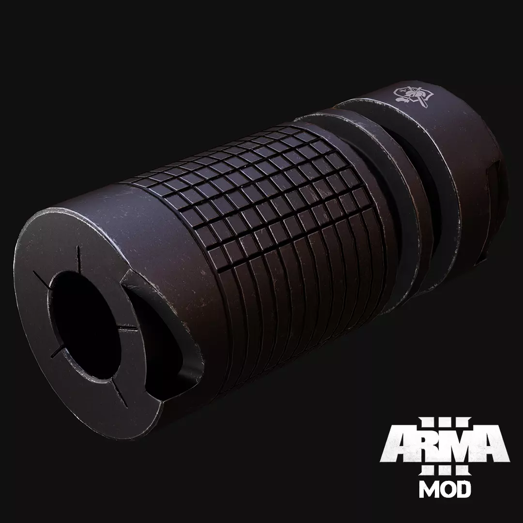 KAC 762 KDC TRIPLE TAP Low-poly 3D model