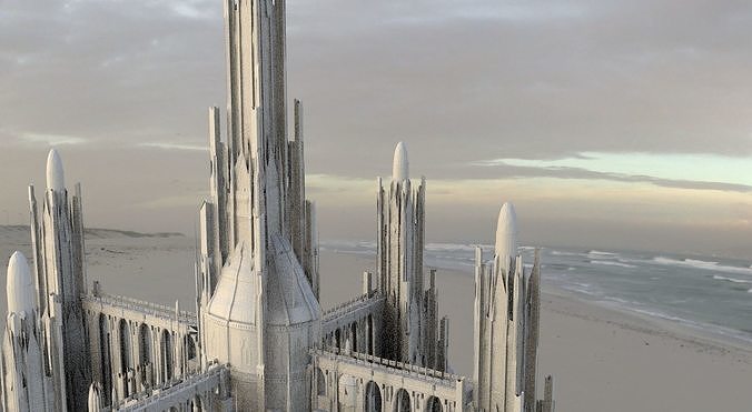 Babylon Tall oracle temple 3D model