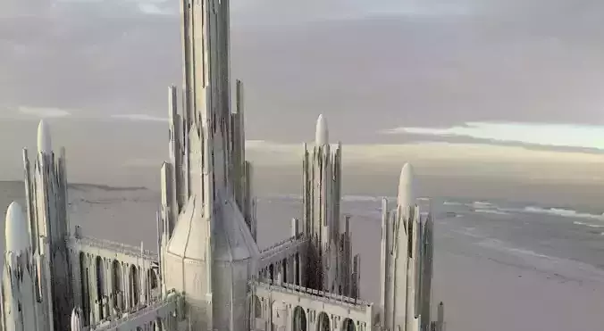 Babylon Tall oracle temple 3D model