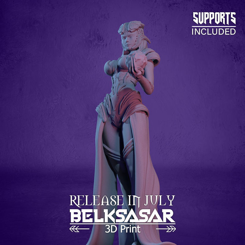 Cultist Female 3D print model_18