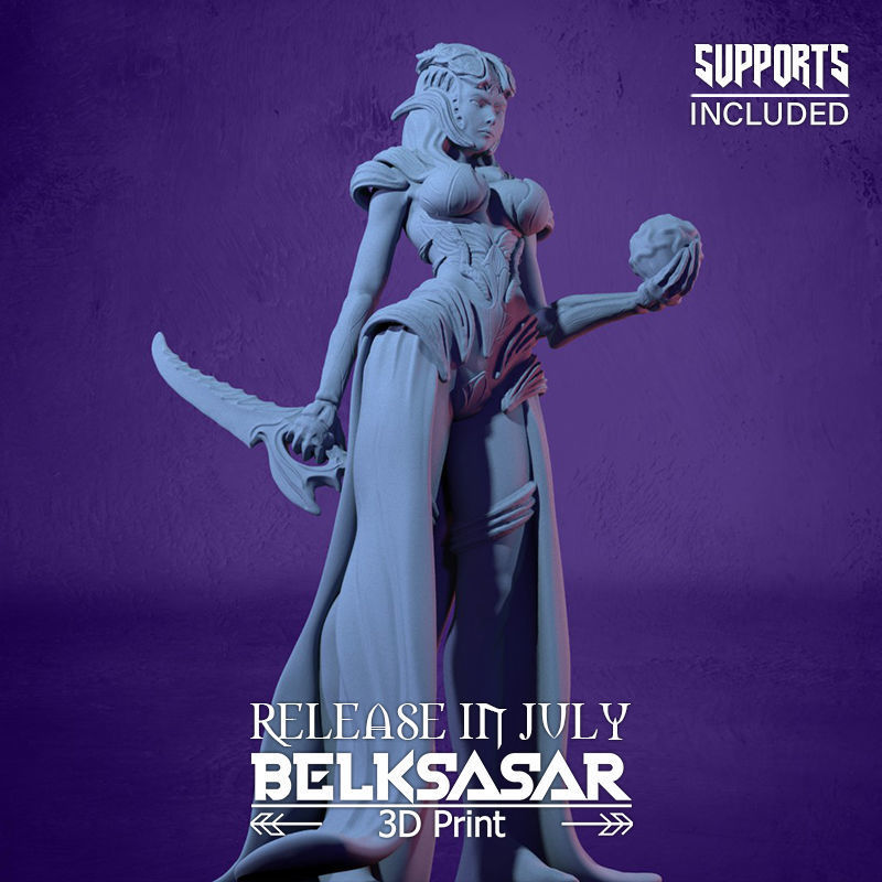 Cultist Female 3D print model_17