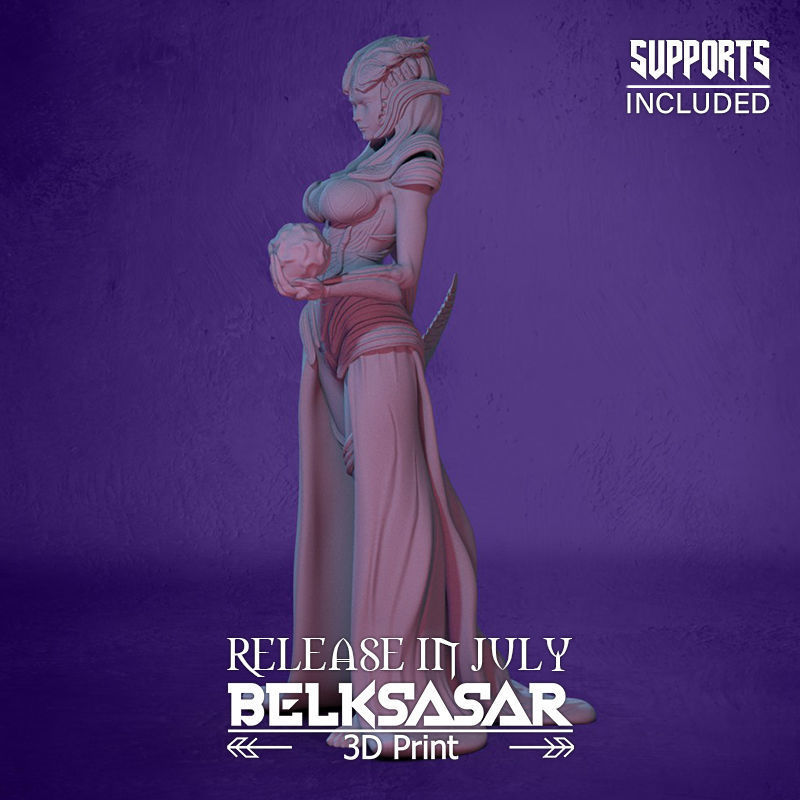 Cultist Female 3D print model_1