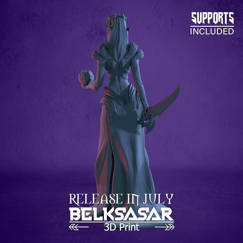 Cultist Female 3D print model_3