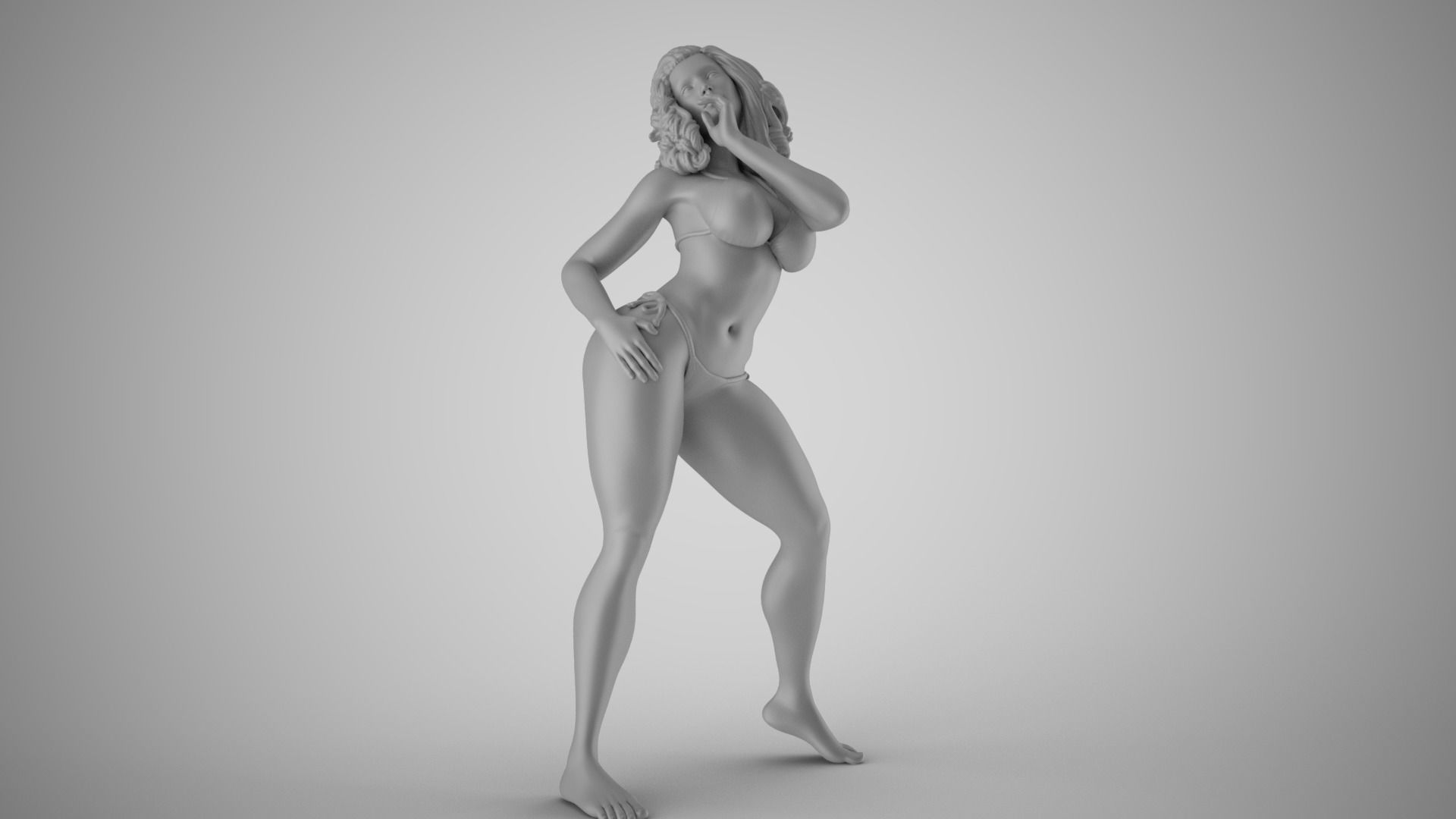 Silent Flirting 3D print model_3