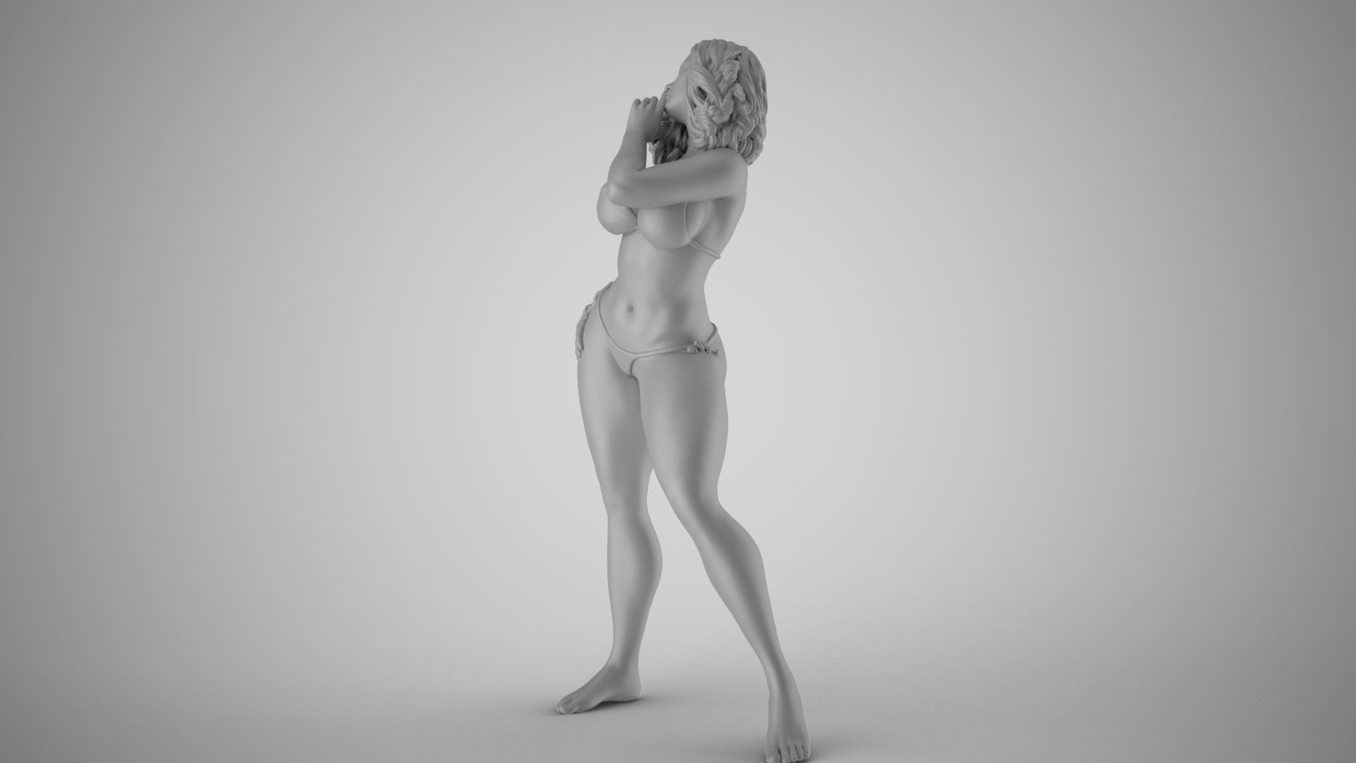 Silent Flirting 3D print model_1