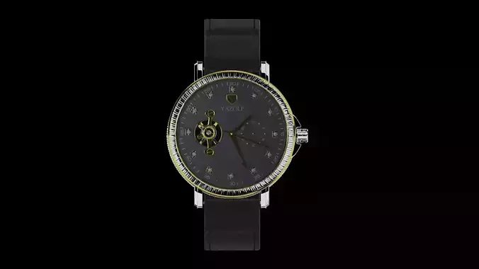 Yazole Watch Free low-poly 3D model