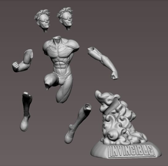 Invincible Fan Art 3D print model_7