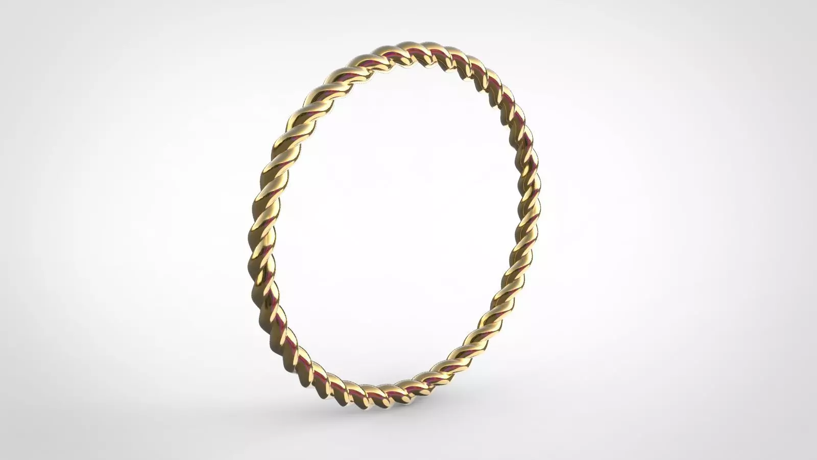 Rope Ring 3D print model_0