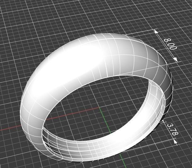 Bombe ring 3D print model_3