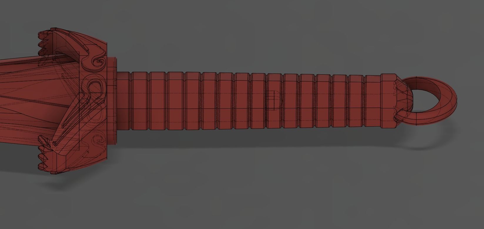 Ragnarok - Valkyrie Short Sword 3D print model_11