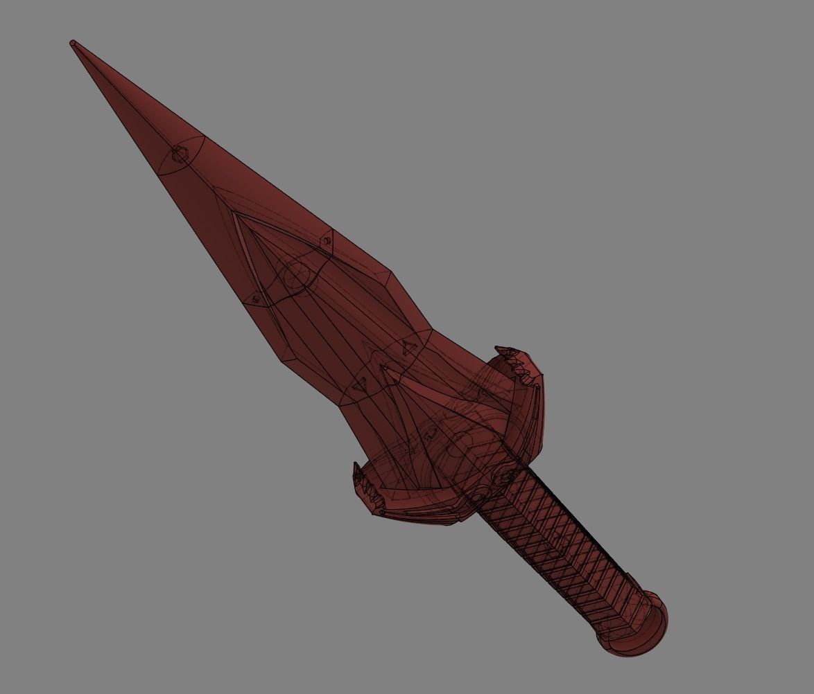 Ragnarok - Valkyrie Short Sword 3D print model_12