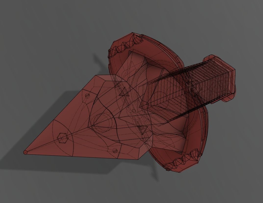 Ragnarok - Valkyrie Short Sword 3D print model_10