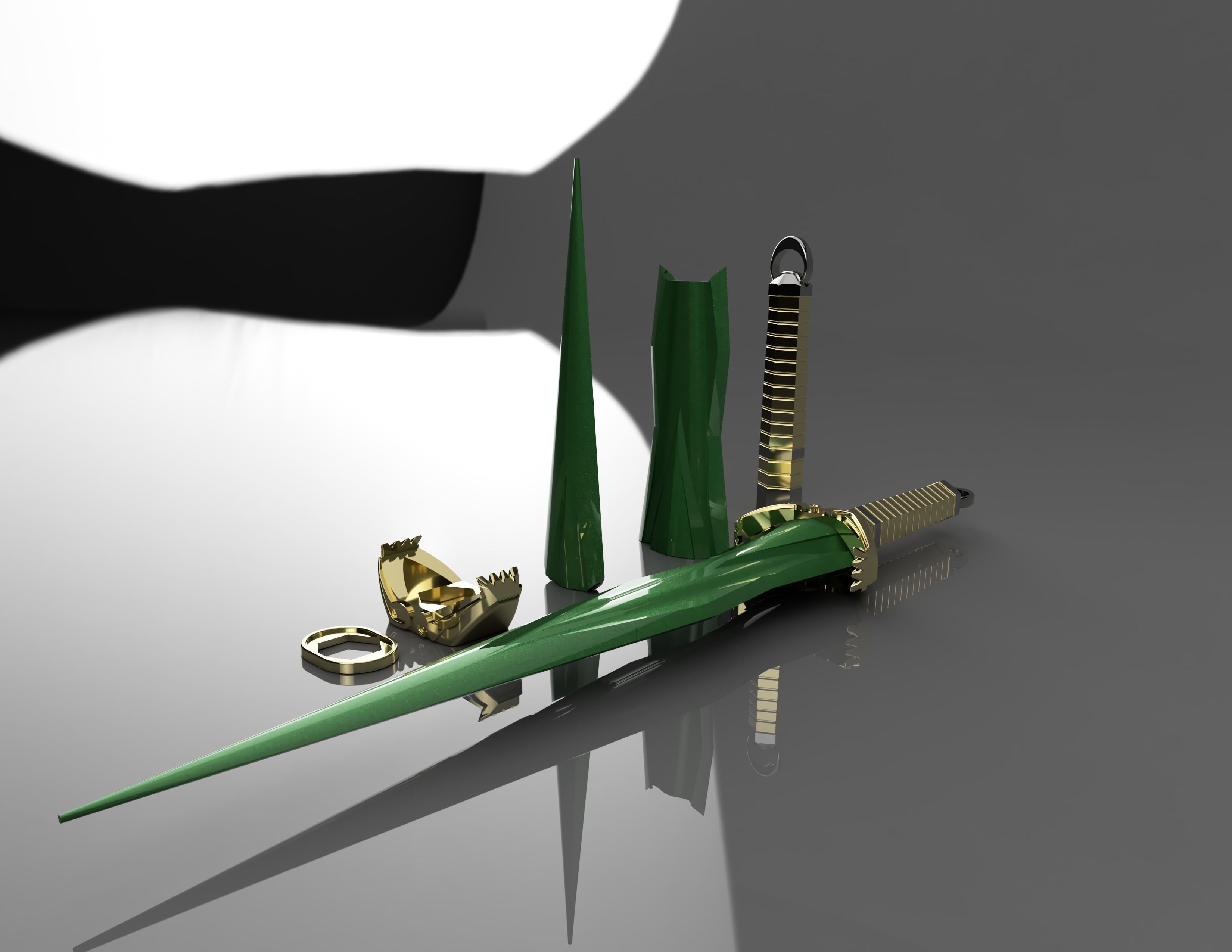 Ragnarok - Valkyrie Short Sword 3D print model_1