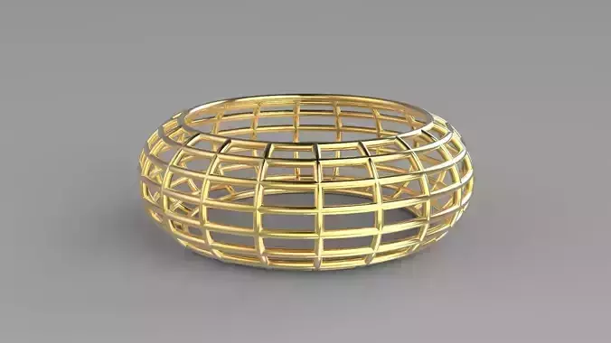 web ring 3D print model