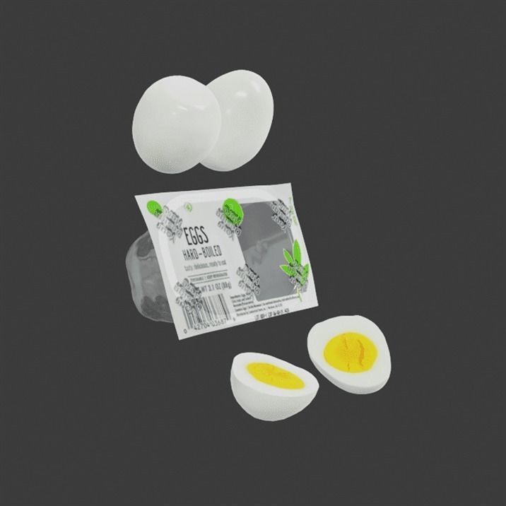 Package of Eggs 3D model_5