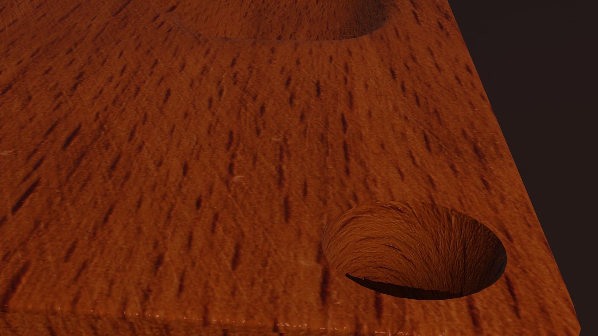 Wooden chopping boards 3D model with PBR 3D model_6