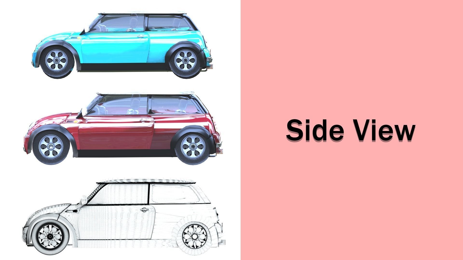 Vehicle Mini  PBR 3D model_2