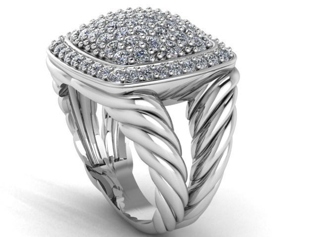 jewelry ring 3D print model_2