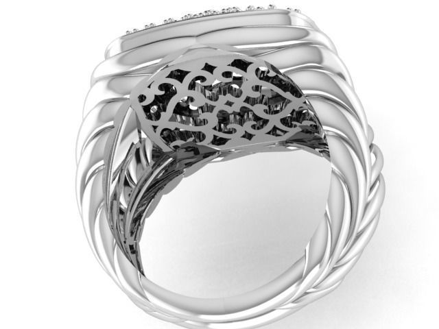 jewelry ring 3D print model_3