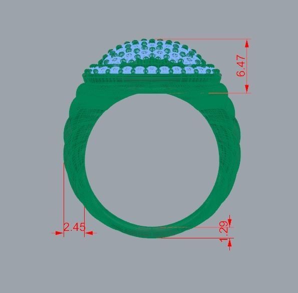 jewelry ring 3D print model_6