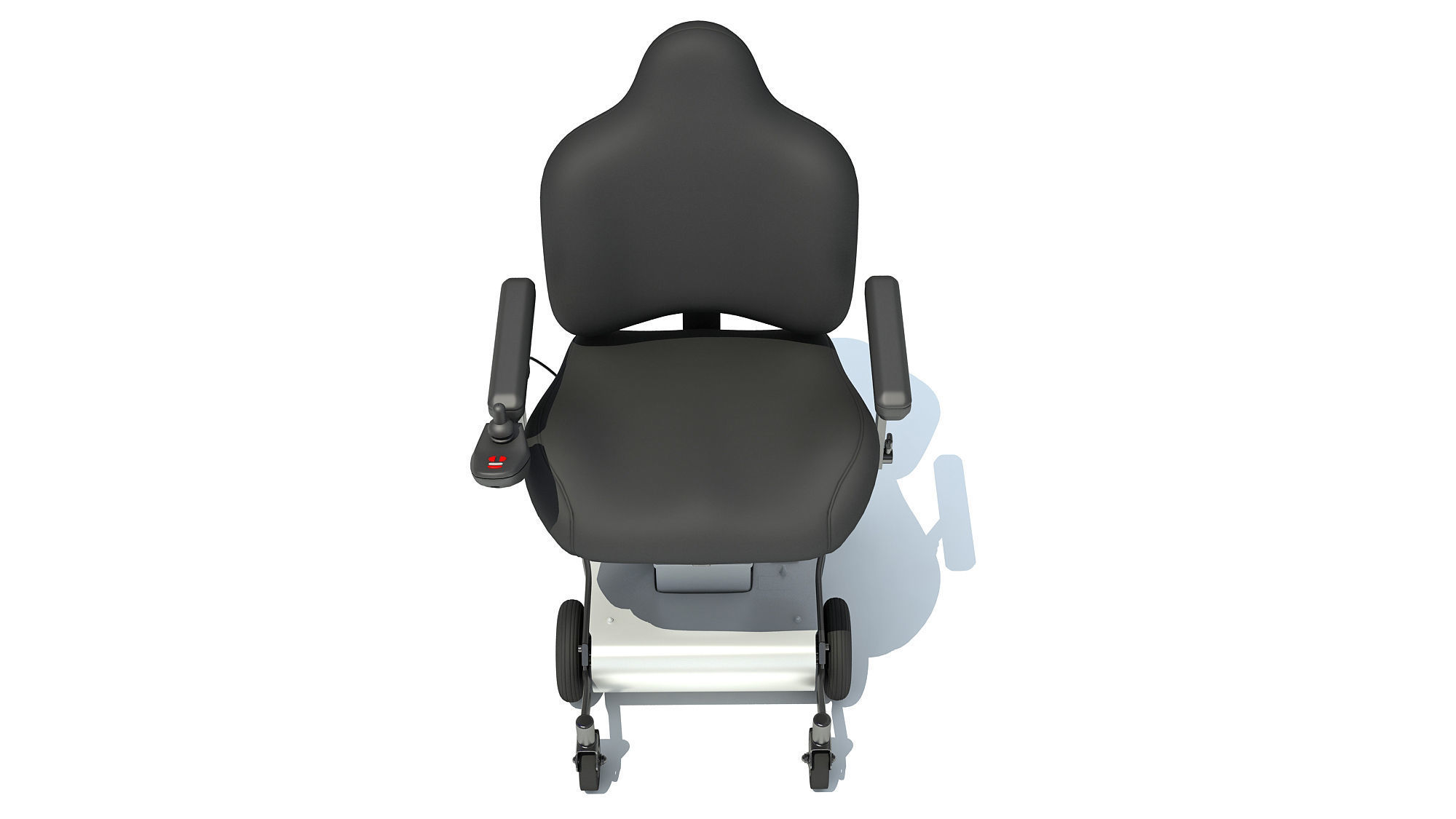 Electric Wheelchair 3D model_9