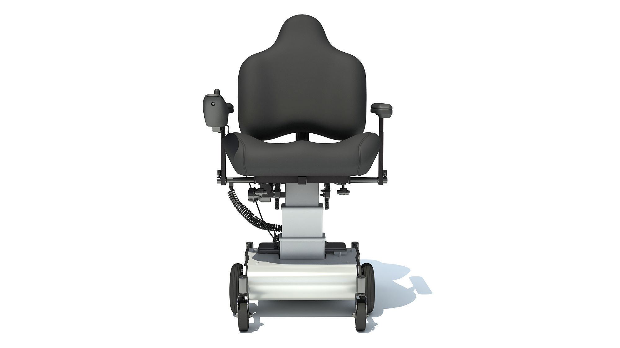 Electric Wheelchair 3D model_8