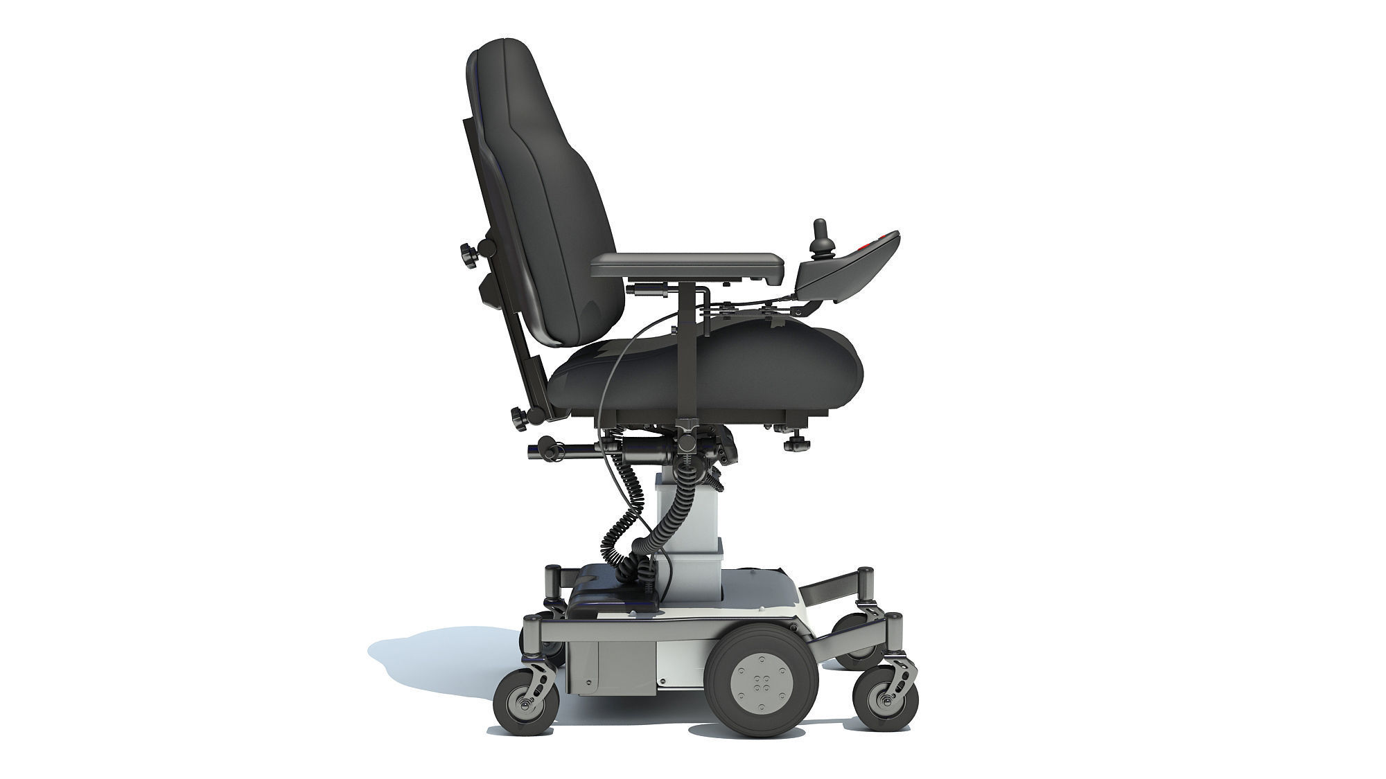 Electric Wheelchair 3D model_5