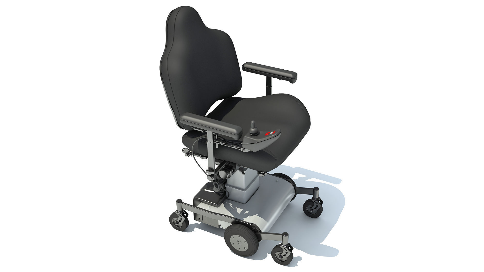 Electric Wheelchair 3D model_6