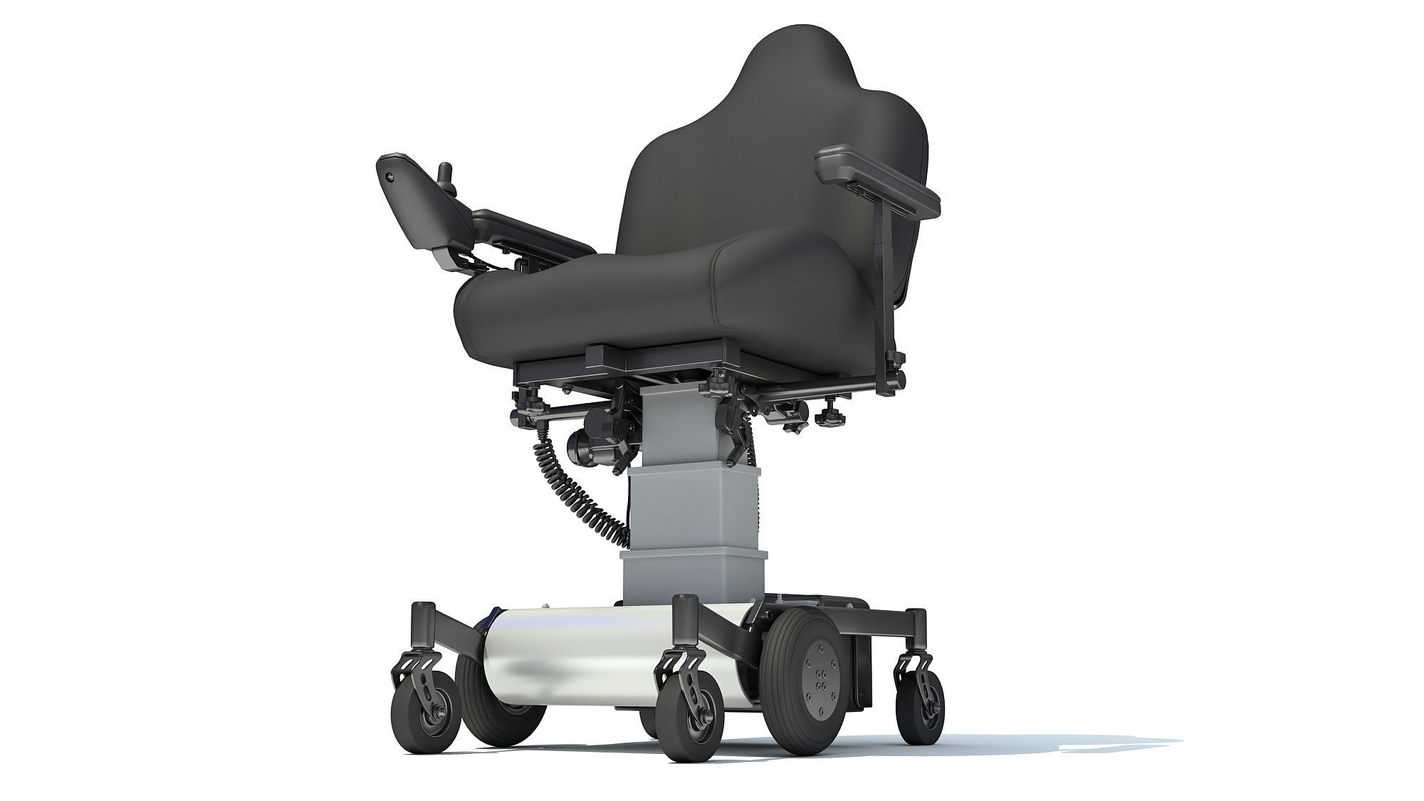 Electric Wheelchair 3D model_10