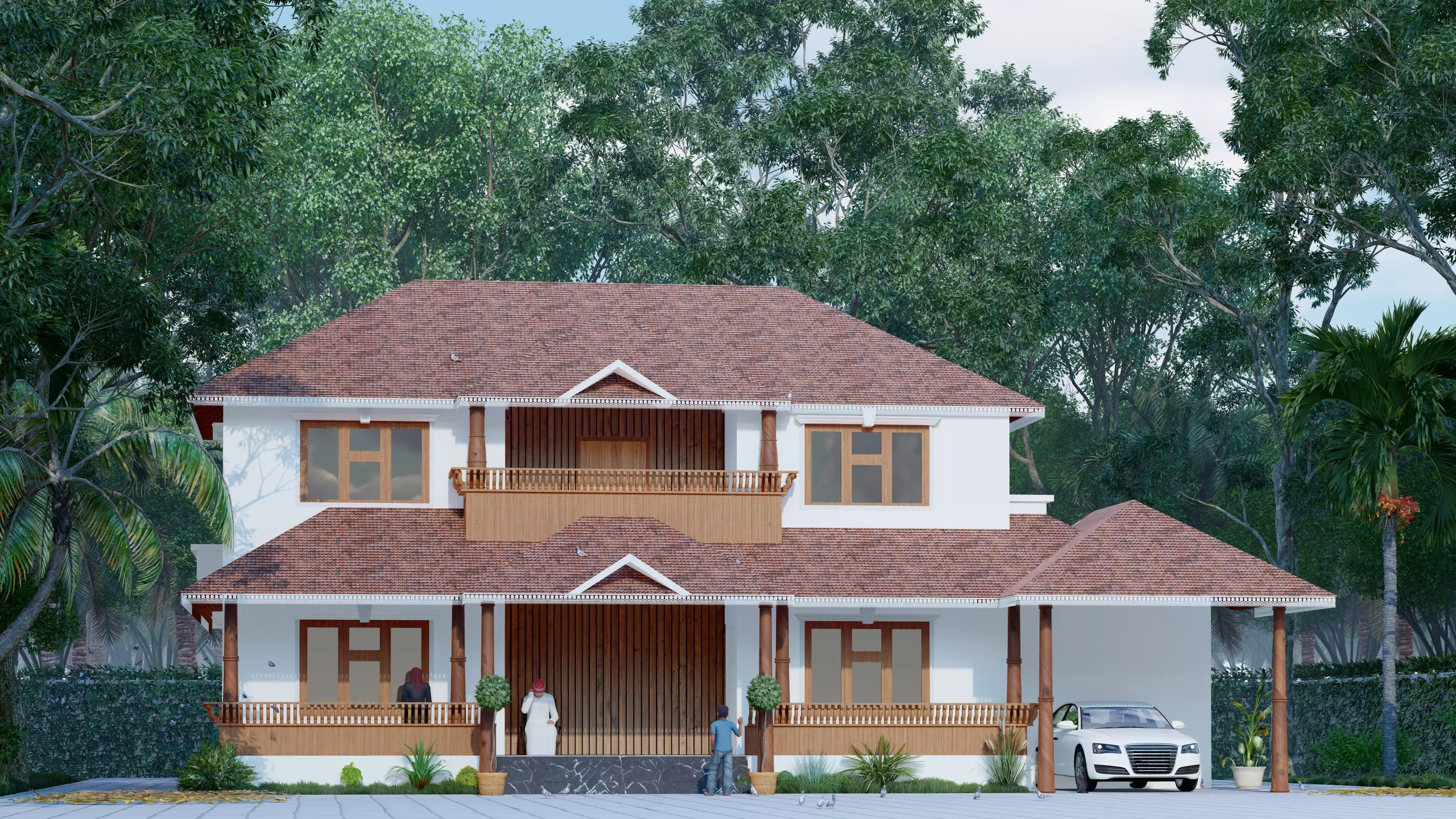 3D model traditional house VR / AR / low-poly | CGTrader
