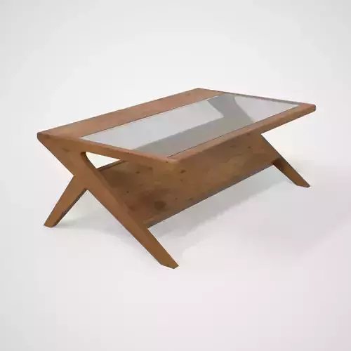 Fortuna Storage Coffee Table walnut