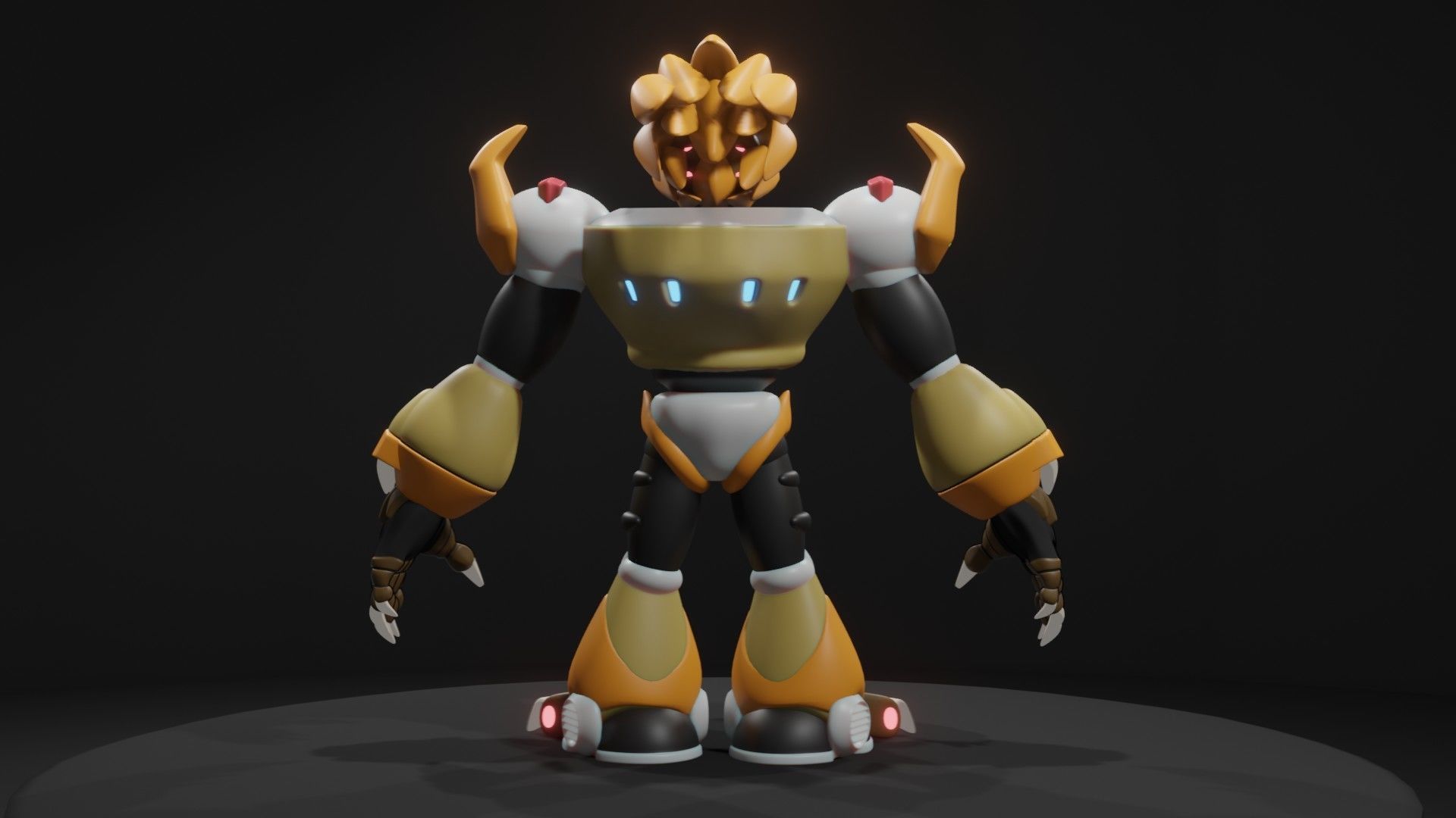 Slash Beast 3D model_4