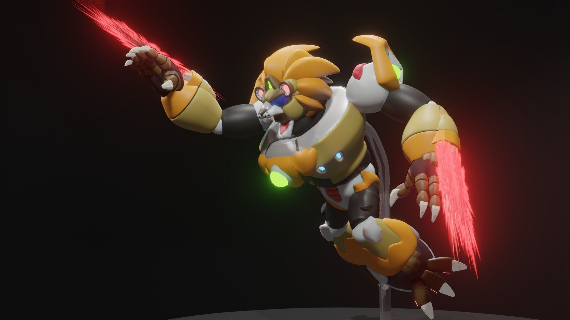 Slash Beast 3D model_8