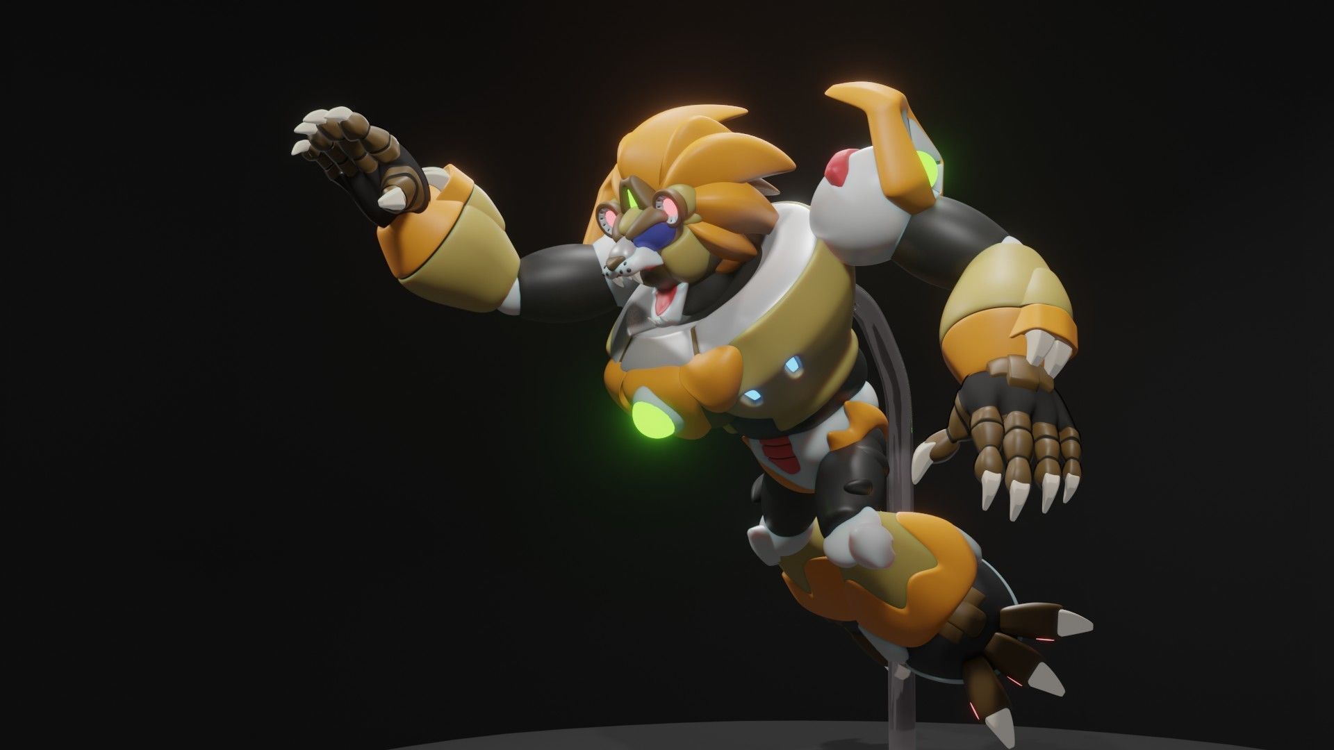 Slash Beast 3D model_9