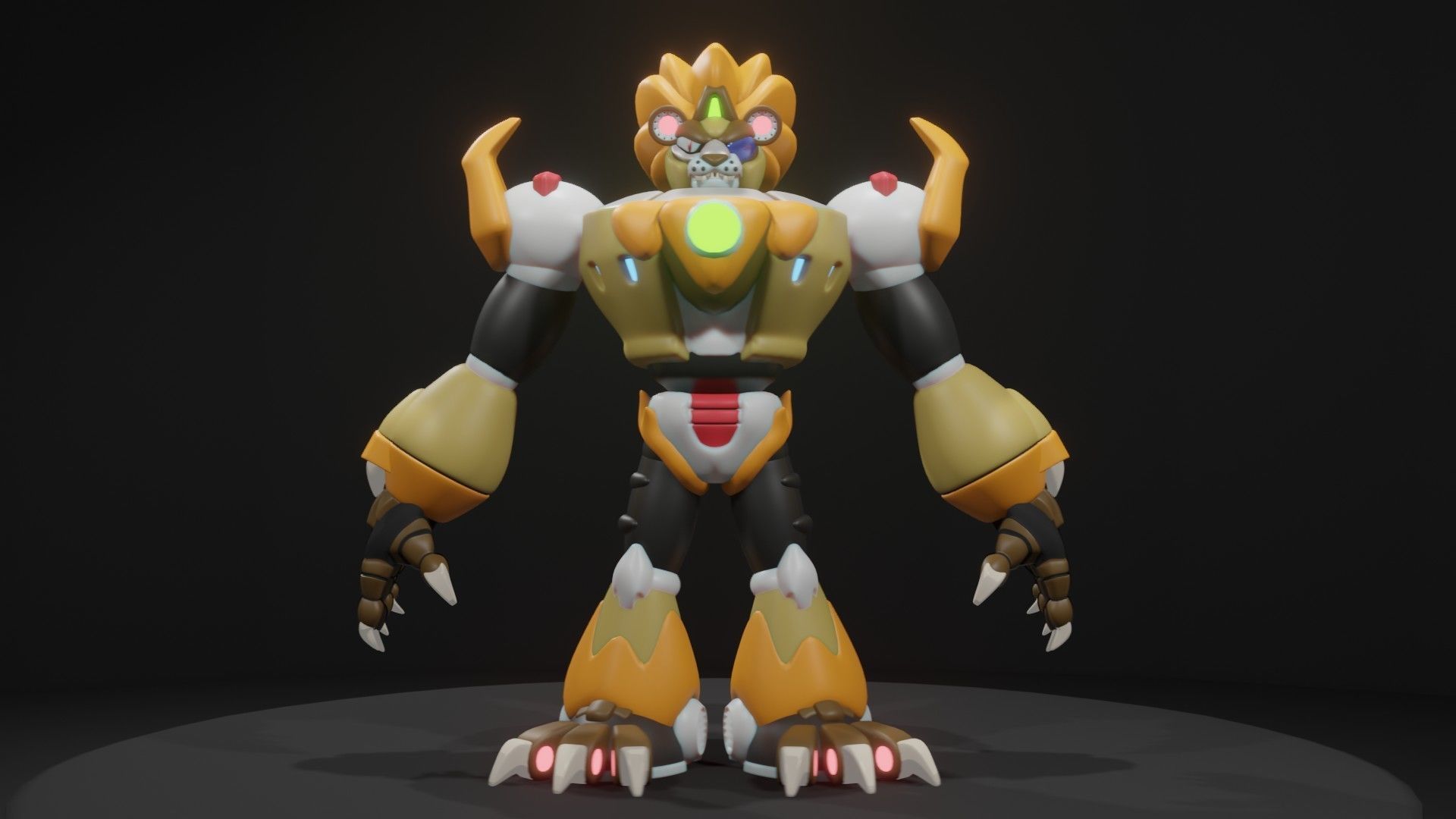 Slash Beast 3D model_2