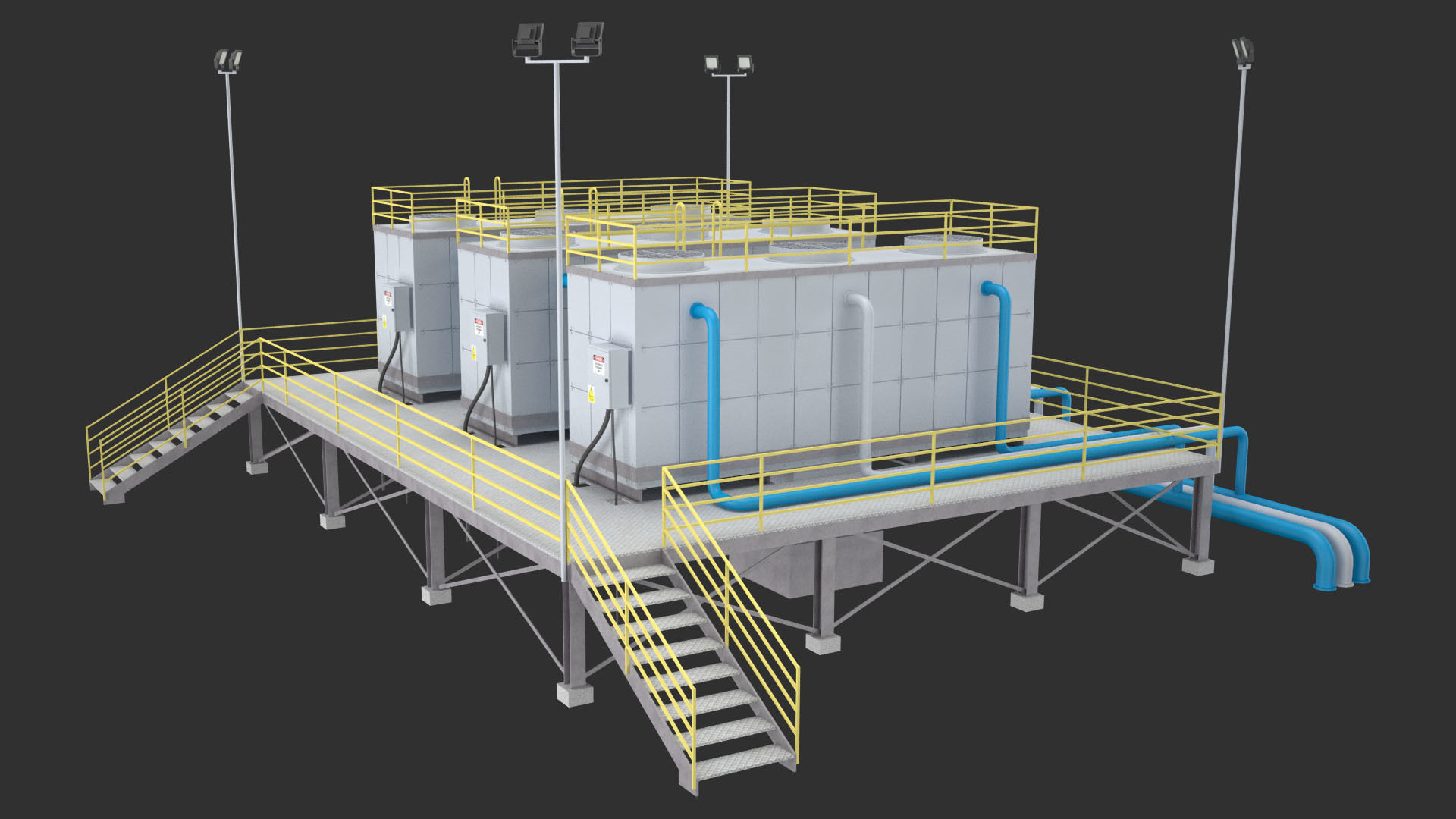 Industrial Air Conditioning 1 3D model_6