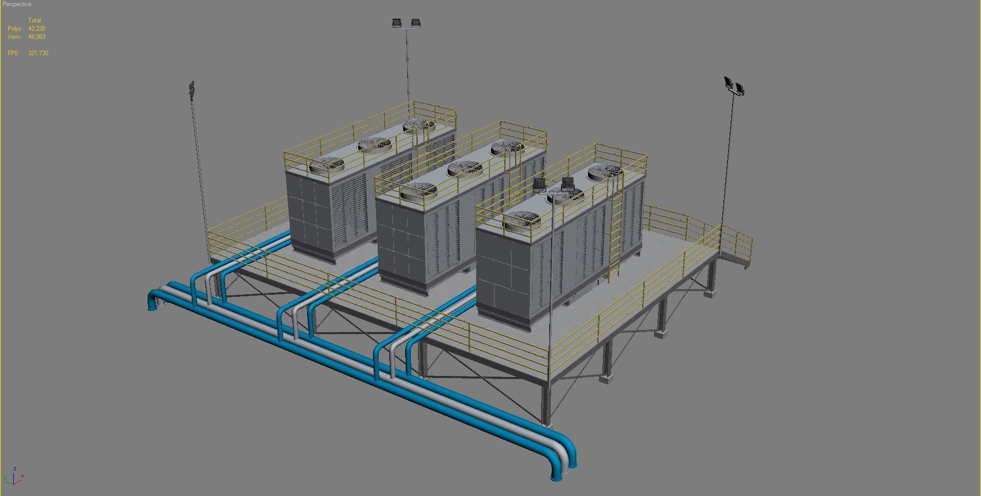 Industrial Air Conditioning 1 3D model_13