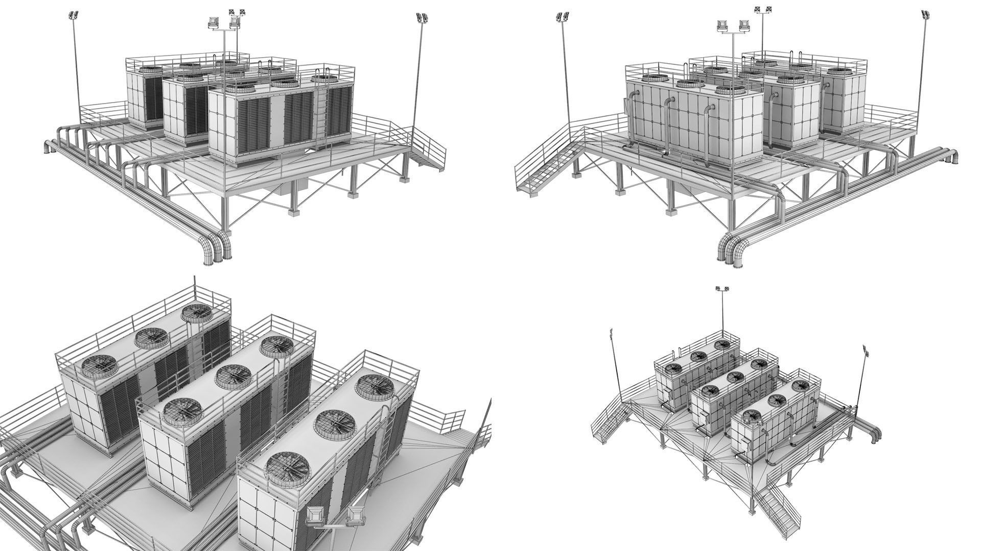 Industrial Air Conditioning 1 3D model_11