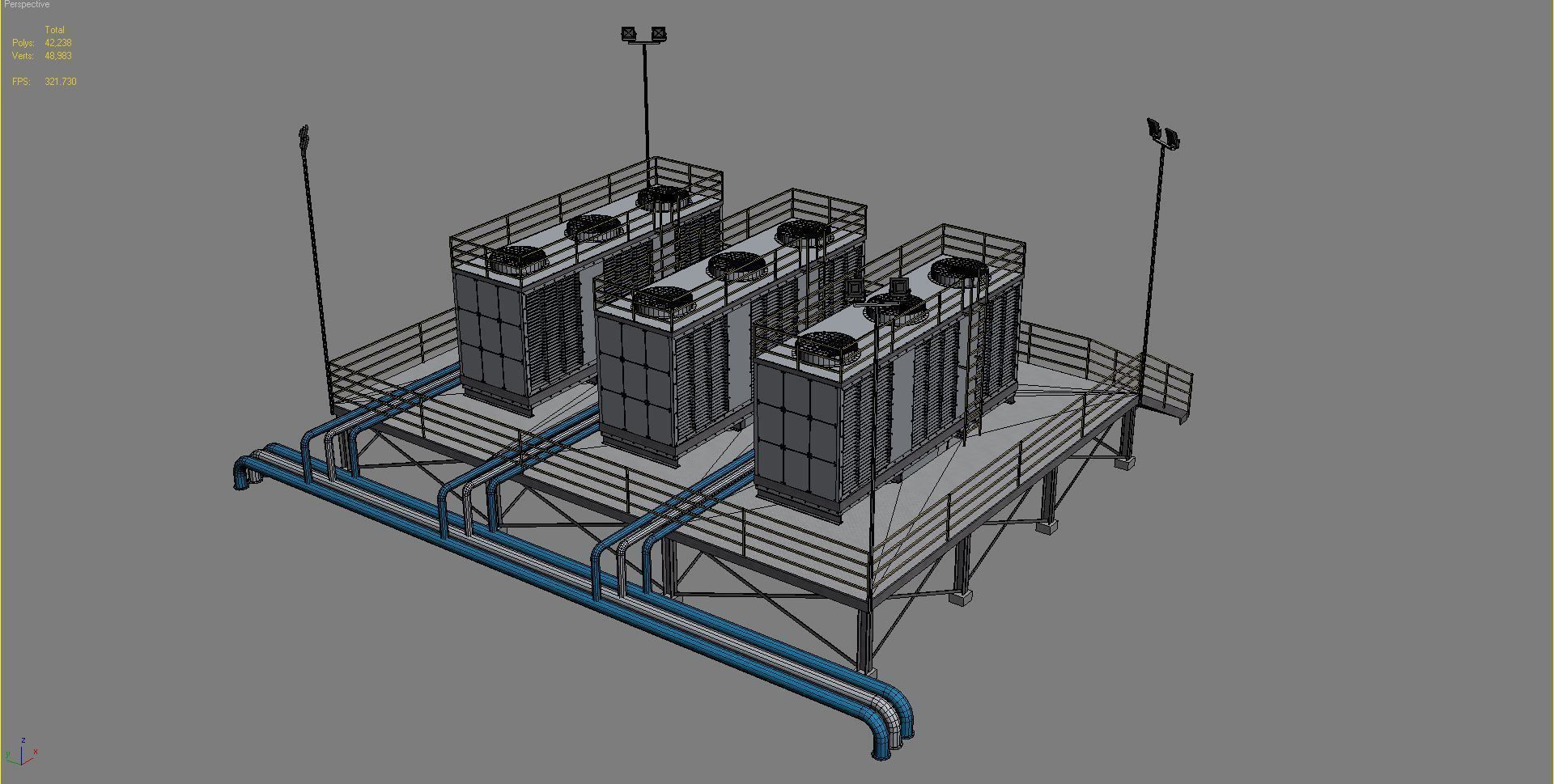 Industrial Air Conditioning 1 3D model_14