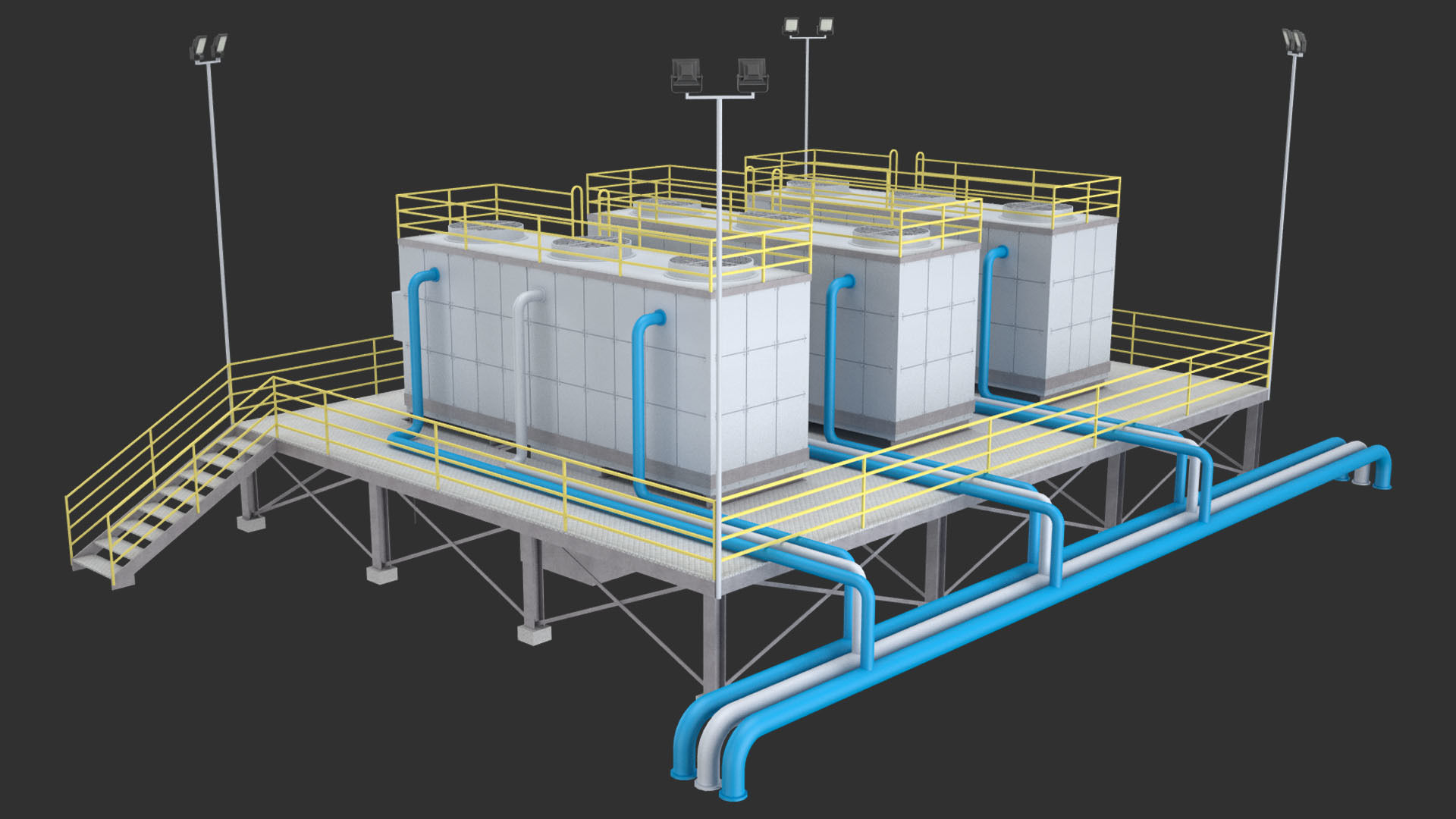 Industrial Air Conditioning 1 3D model_3