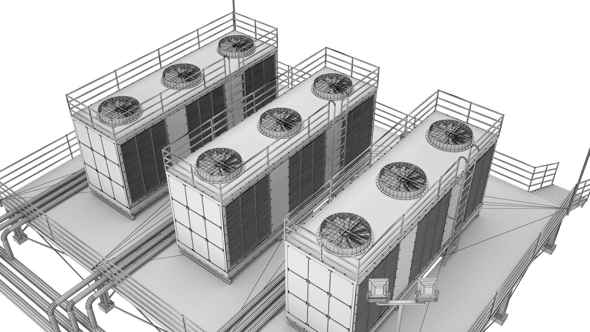 Industrial Air Conditioning 1 3D model_9