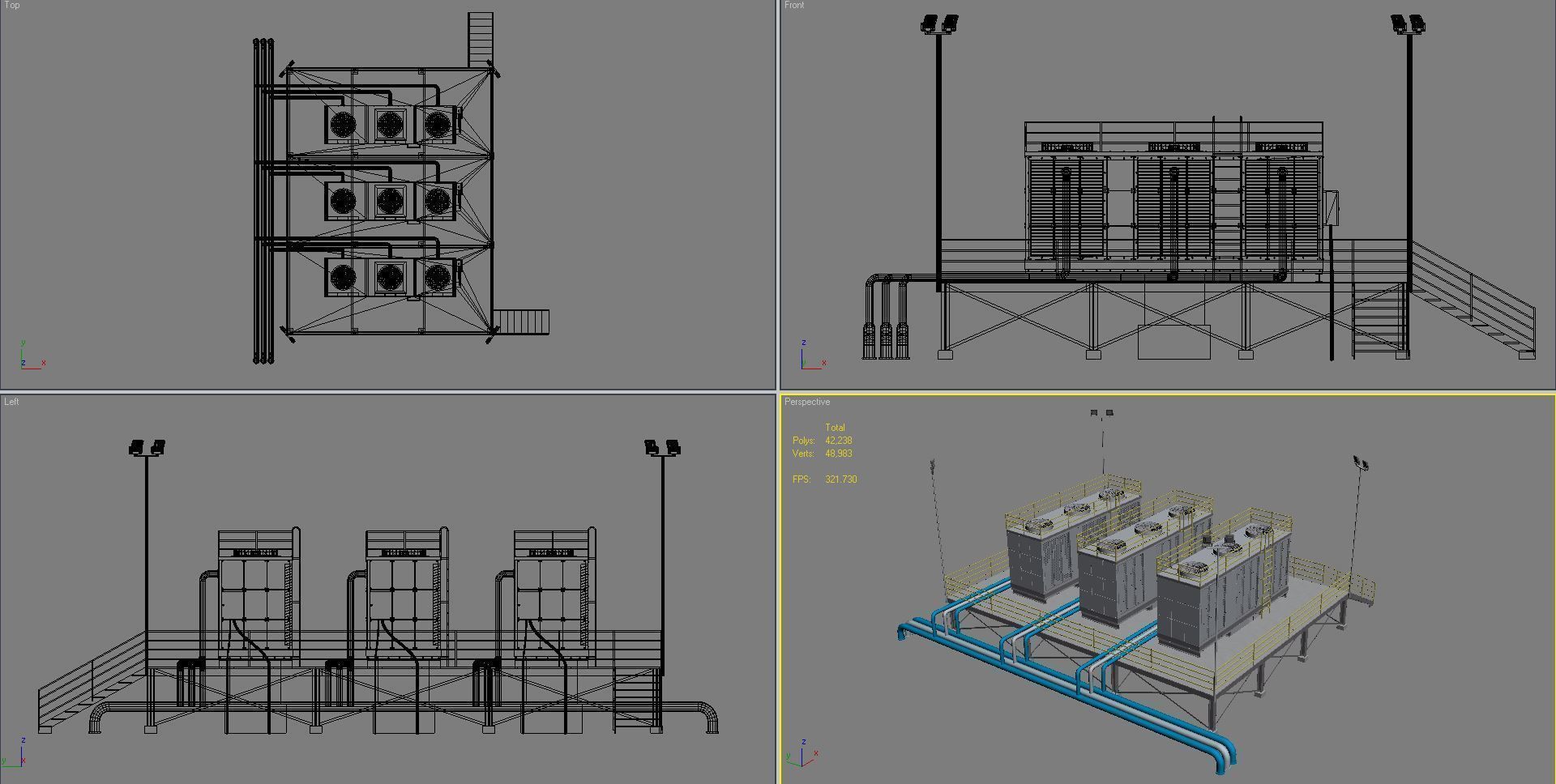 Industrial Air Conditioning 1 3D model_12