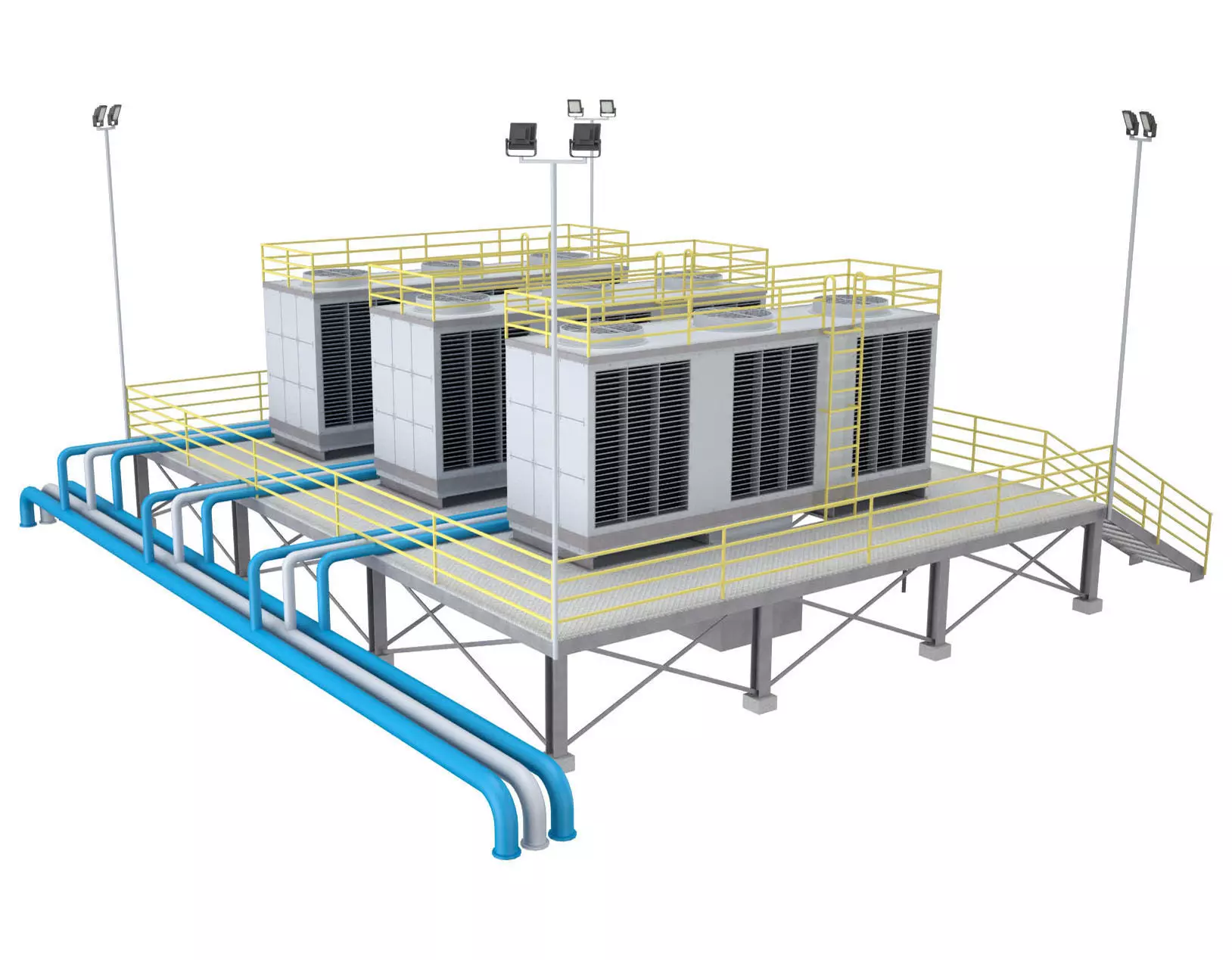 Industrial Air Conditioning 1 3D model_0