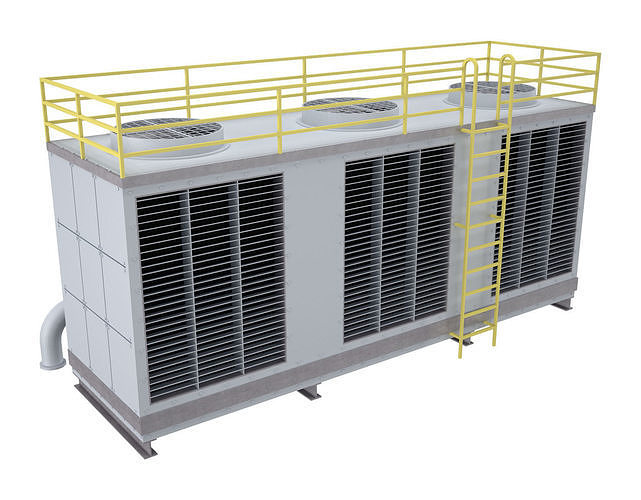 Rooftop Cooling Unit 1 3D model