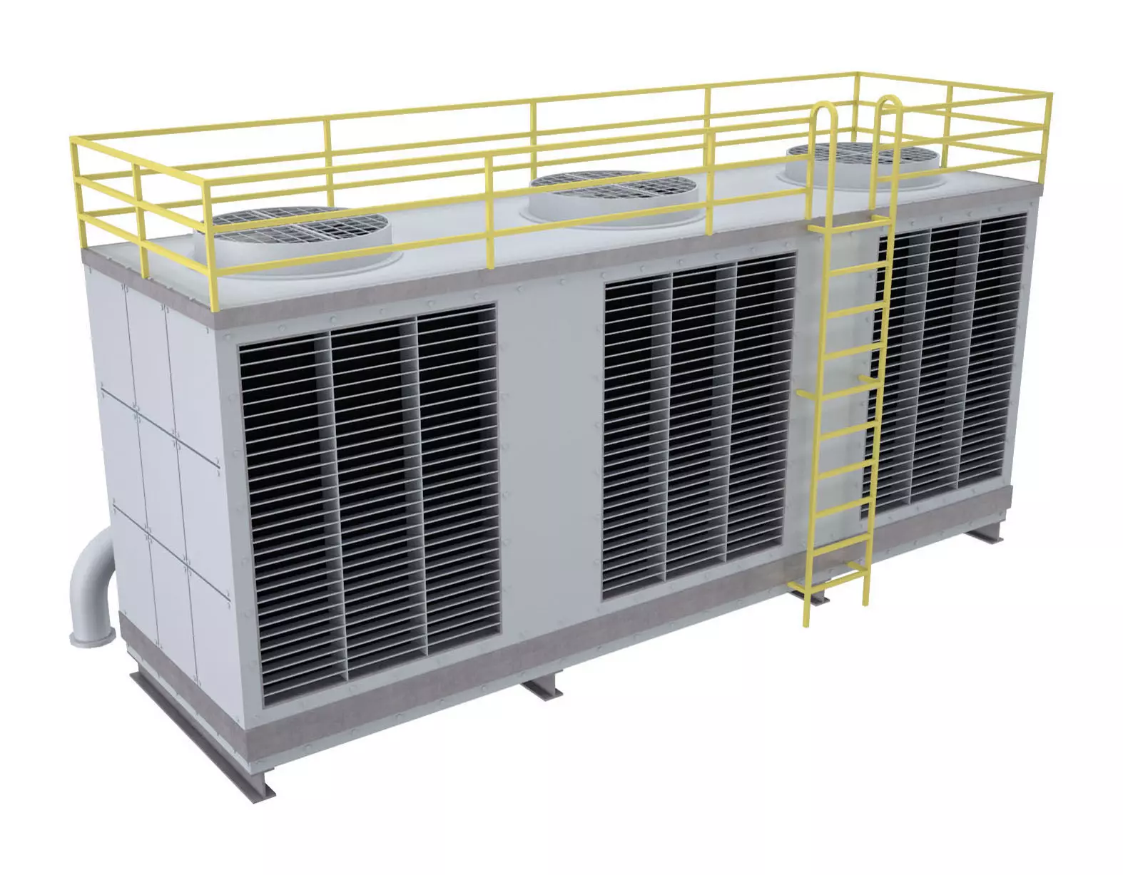 Rooftop Cooling Unit 1 3D model