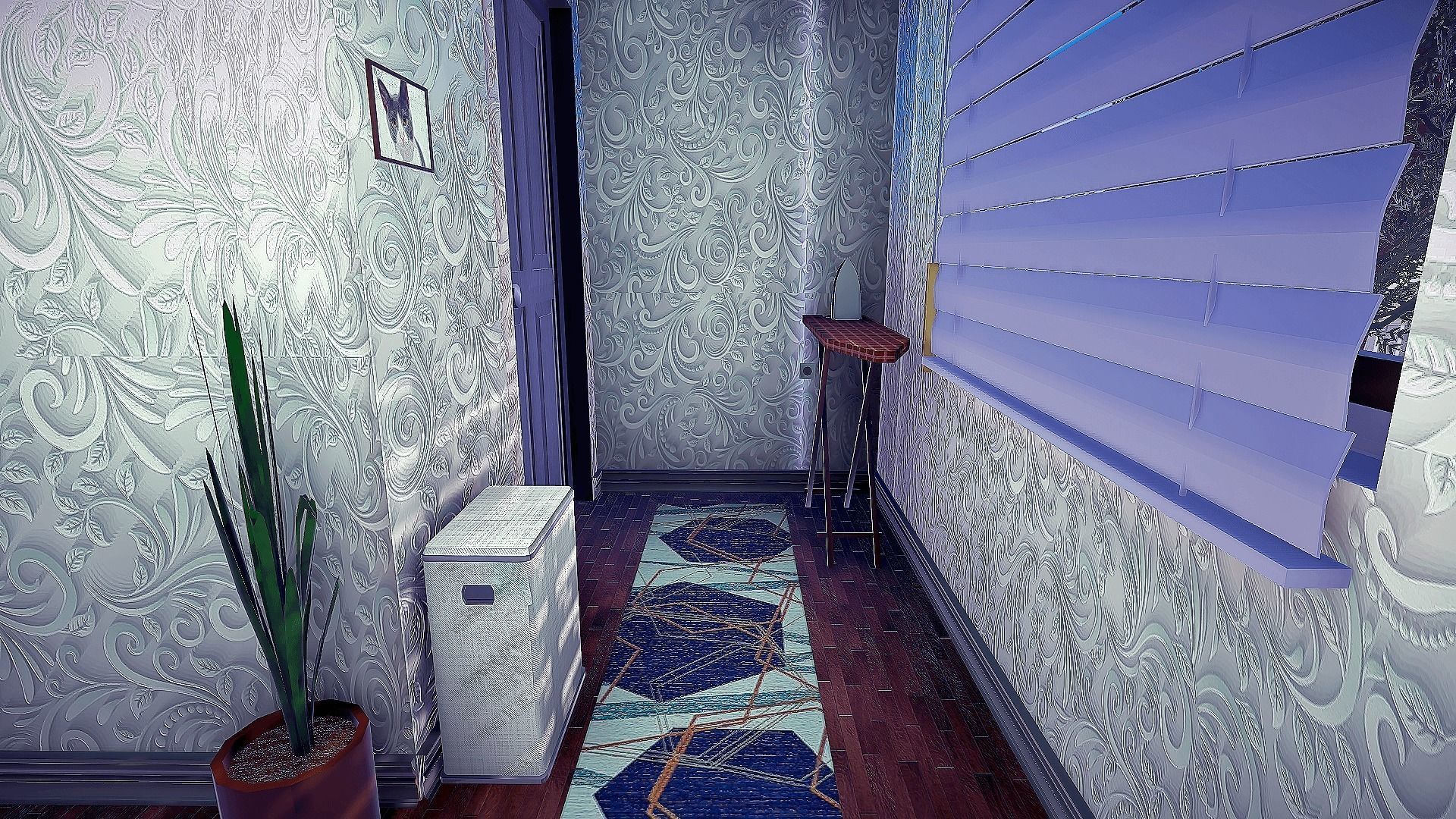 Realistic House Interior and Exterior Low-poly 3D model_18