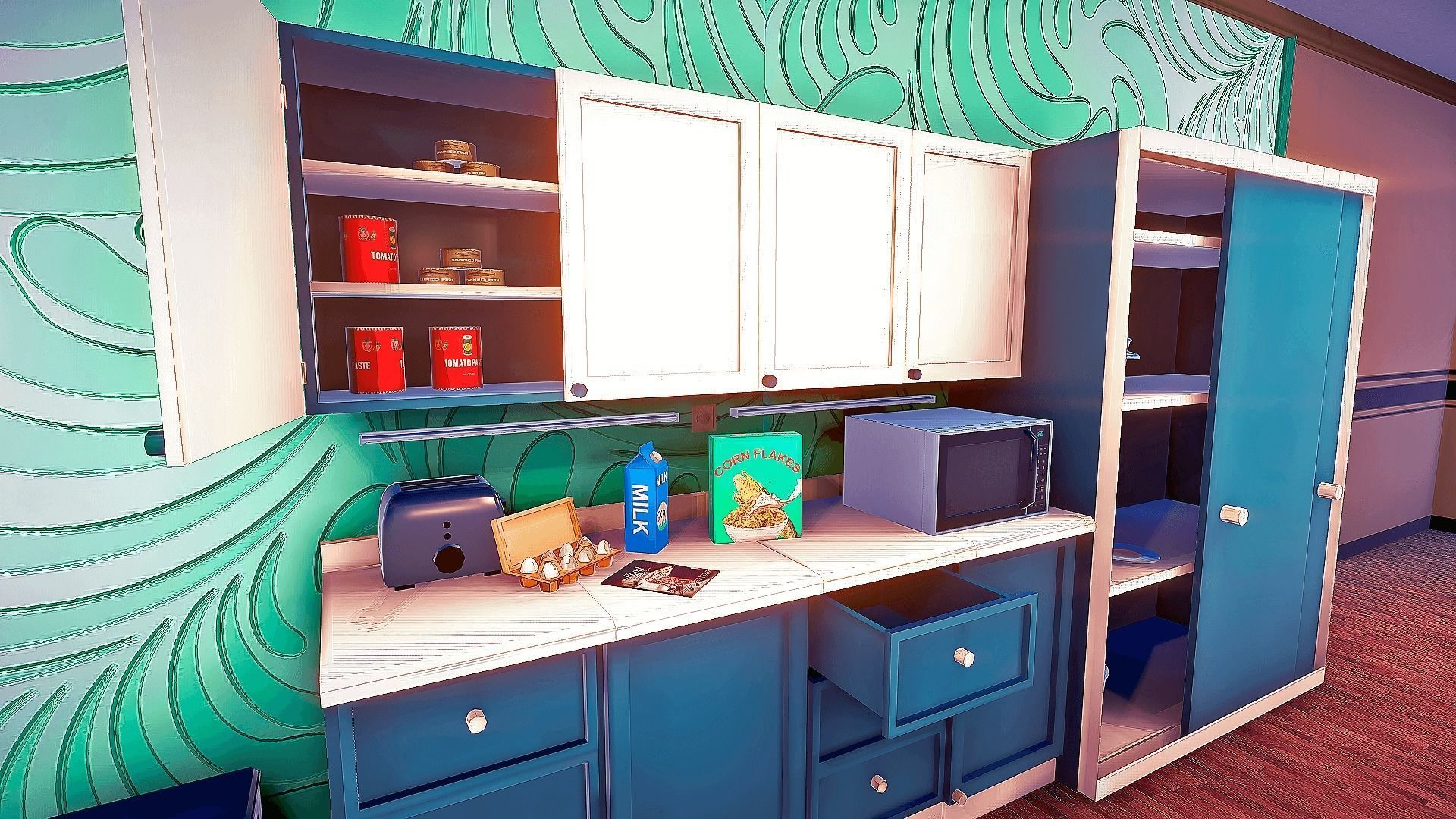 Realistic House Interior and Exterior Low-poly 3D model_12