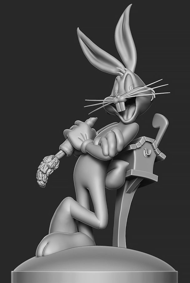 Bugs Bunny 3D print model_8
