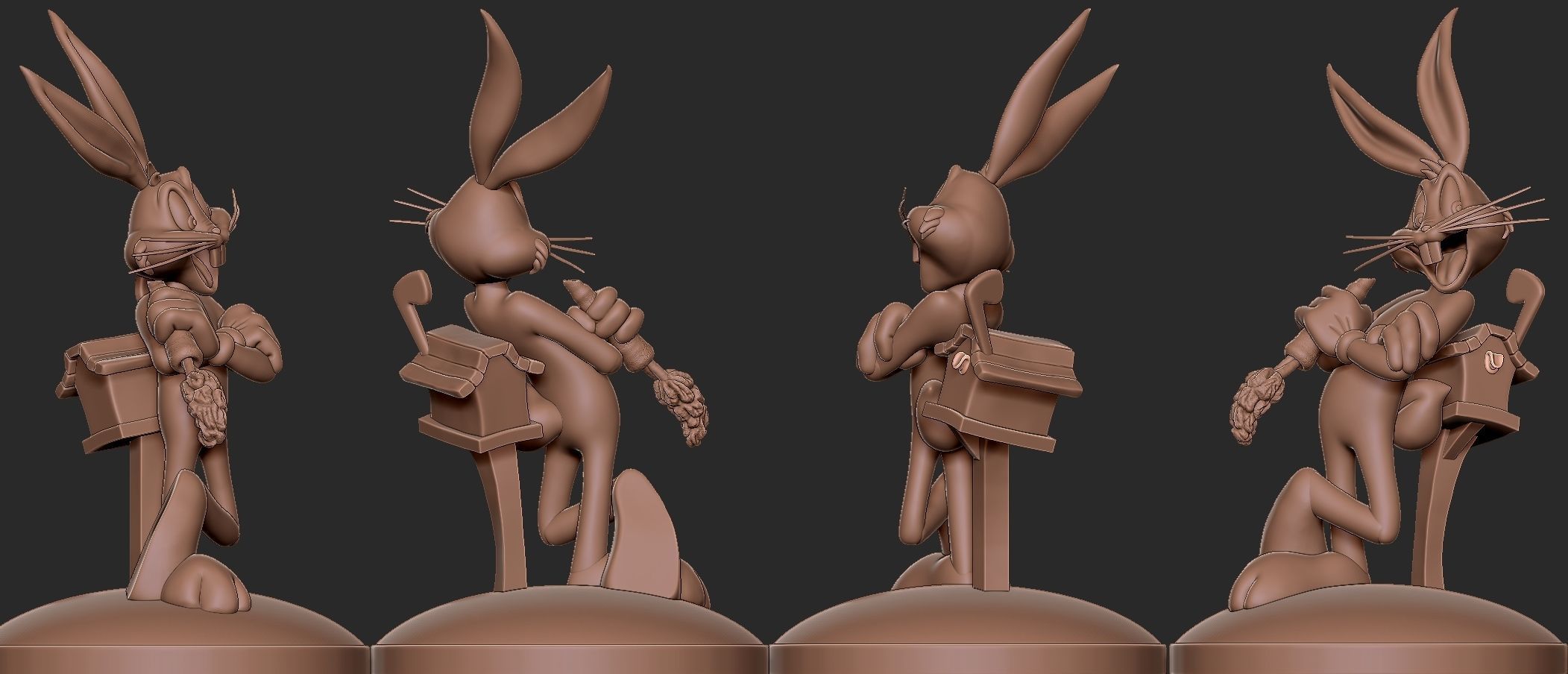 Bugs Bunny 3D print model_11